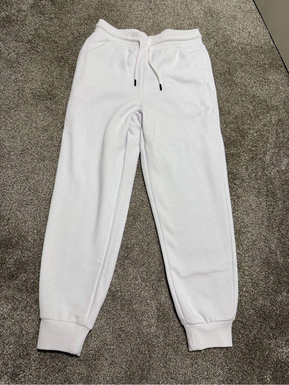 NWOT Fashion Nova White Fleece Joggers